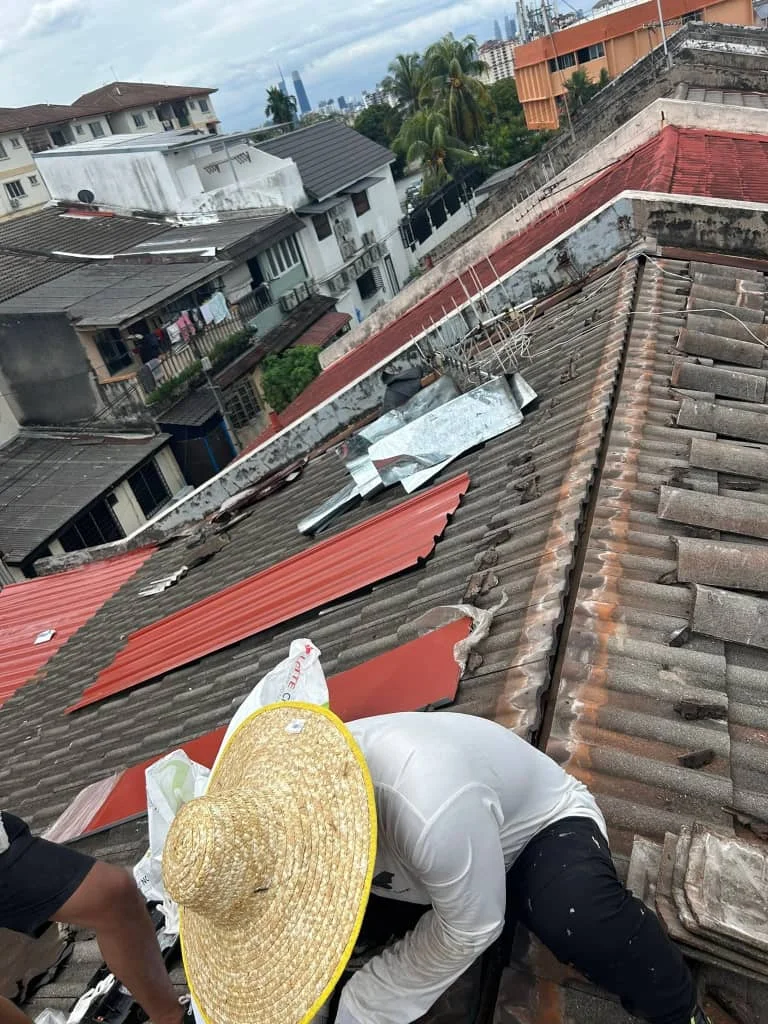 Rooftop renovation photo 1