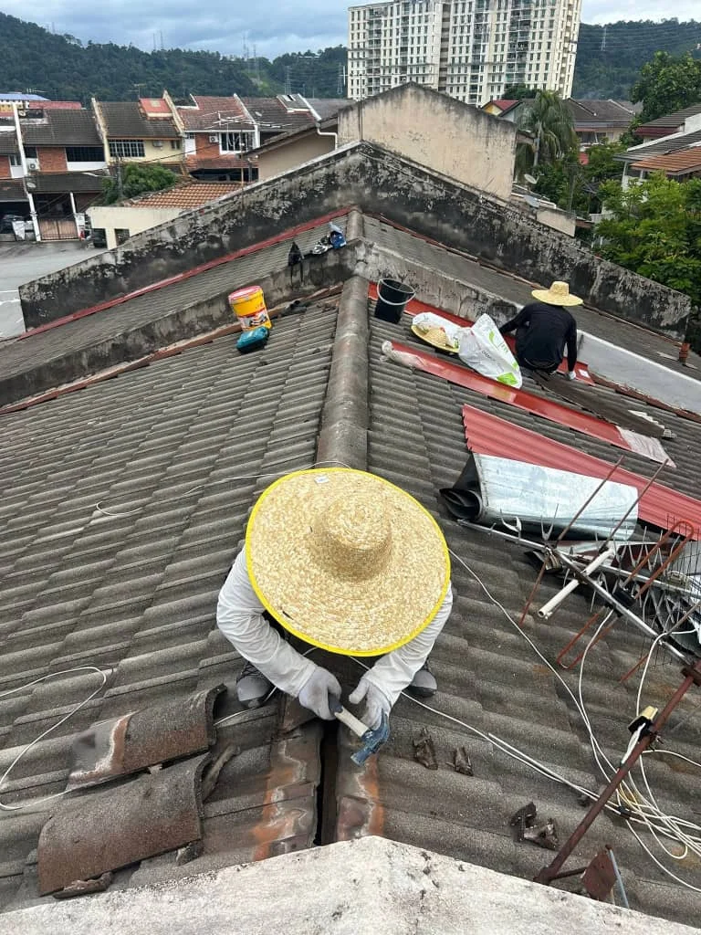 Rooftop renovation photo 2
