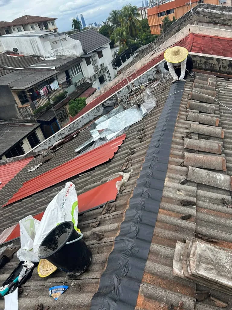 Rooftop renovation photo 3